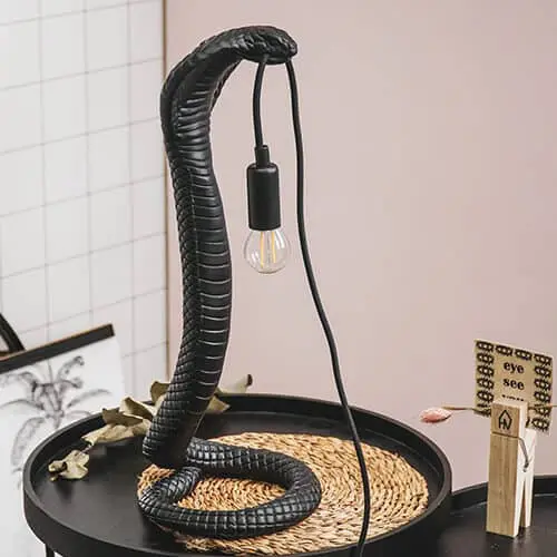HouseVitamin slangen lamp zwart