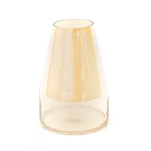 HouseVitamin shiny amber vaas | Piramide