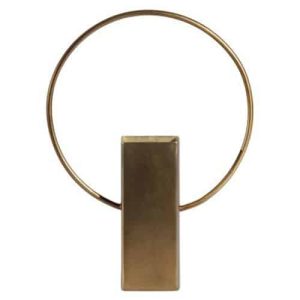 BePureHome Ring vaas metaal antique brass