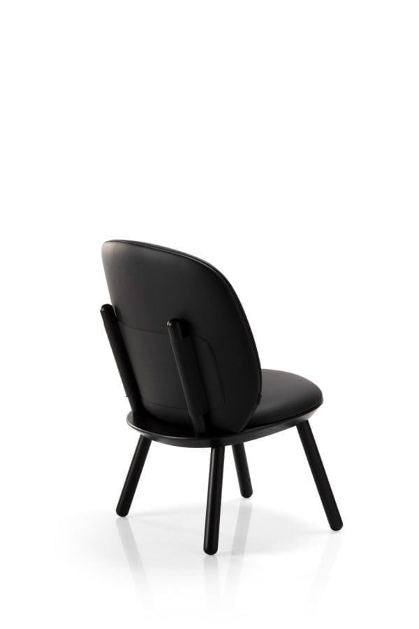 emko naïve low chair zwart