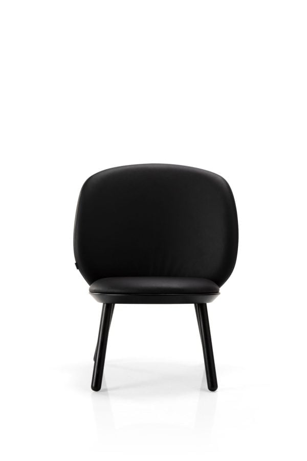 emko naïve low chair zwart - Afbeelding 3