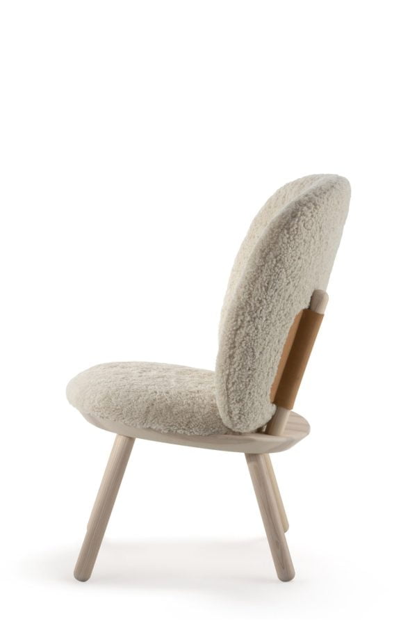 emko naïve low chair schapenvacht - Afbeelding 5