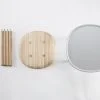 emko naïve bijzettafel – grijs – ø64 cm - Afbeelding 6