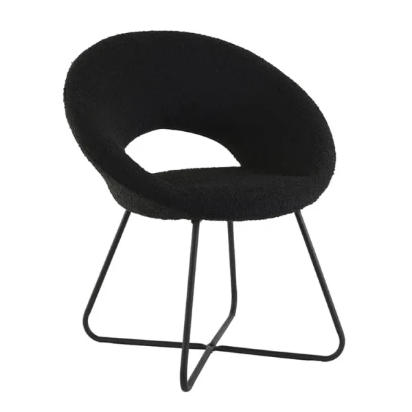 light & living fauteuil antony - zwart
