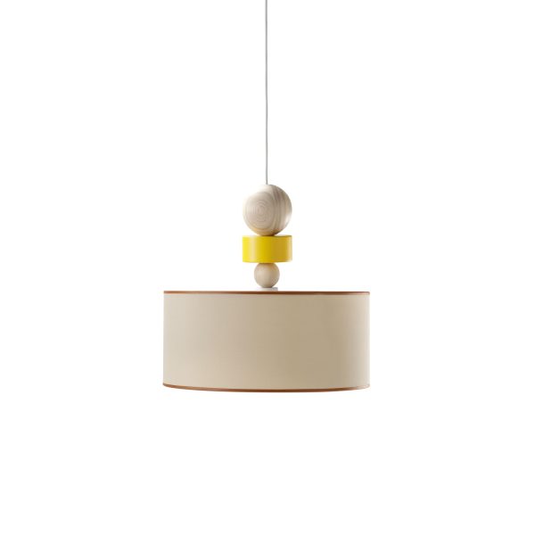 emko spiedino hanglamp - geel - ø40 cm - Afbeelding 2