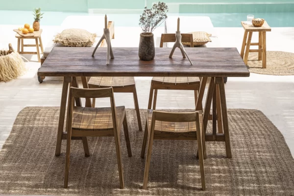 bazar bizar het zeegras vloerkleed - naturel - 200x300 cm - Afbeelding 2