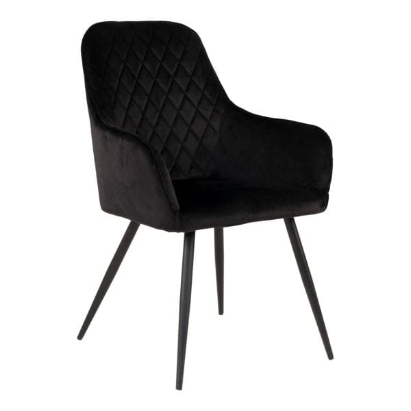 house nordic harbo eetkamerstoel - zwart