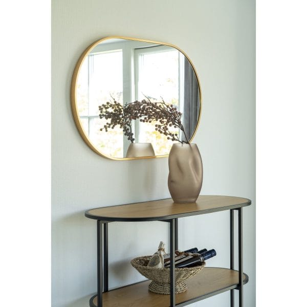 house nordic madrid spiegel – ovaal - messing – 50×80 cm - Afbeelding 2