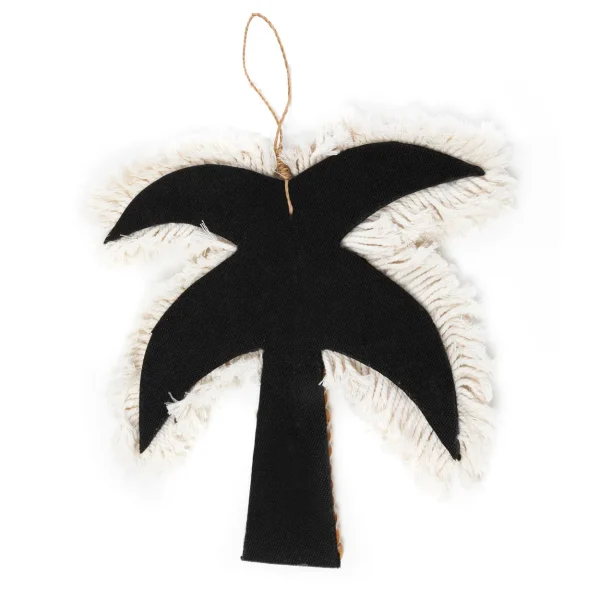 bazar bizar de katoen & schelpen palmboom - naturel & wit - Afbeelding 3
