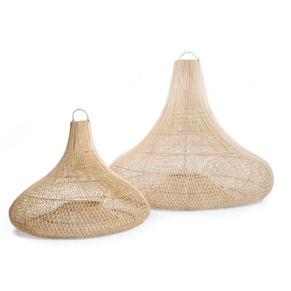 bazar bizar de shala lampenkap - naturel - l - Afbeelding 3