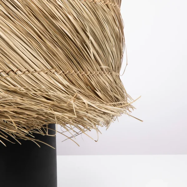 bazar bizar de pandan tafellamp - zwart & naturel - Afbeelding 3