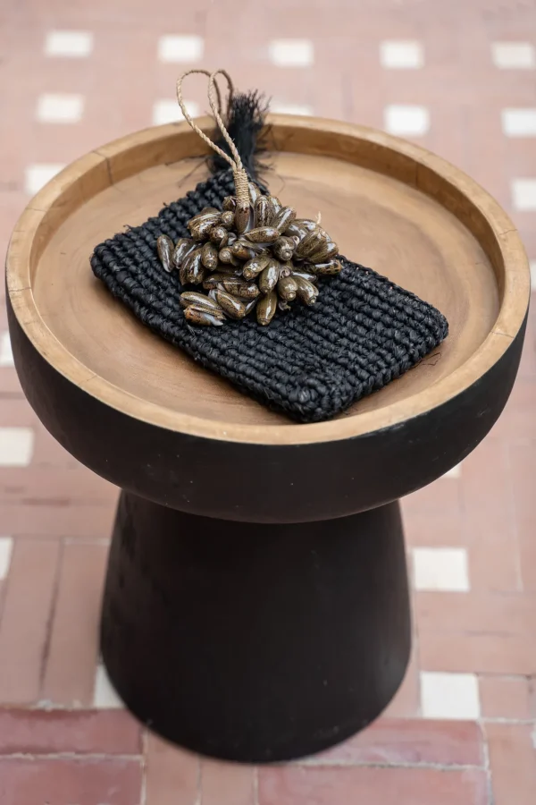 bazar bizar de rayu bijzettafel - zwart & naturel - Afbeelding 5