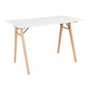 house nordic vojens bureau – wit & naturel – 120x60x75 cm