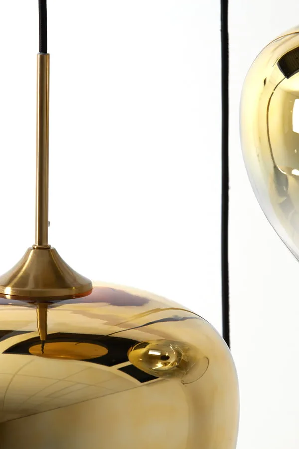 light & living hanglamp mayson - 3 lampen - goud - Afbeelding 2
