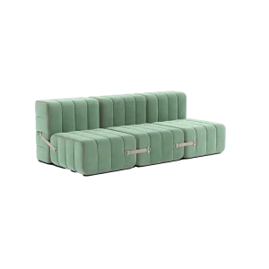 ambivalenz modulaire bank curt - 6 modules - licht groen