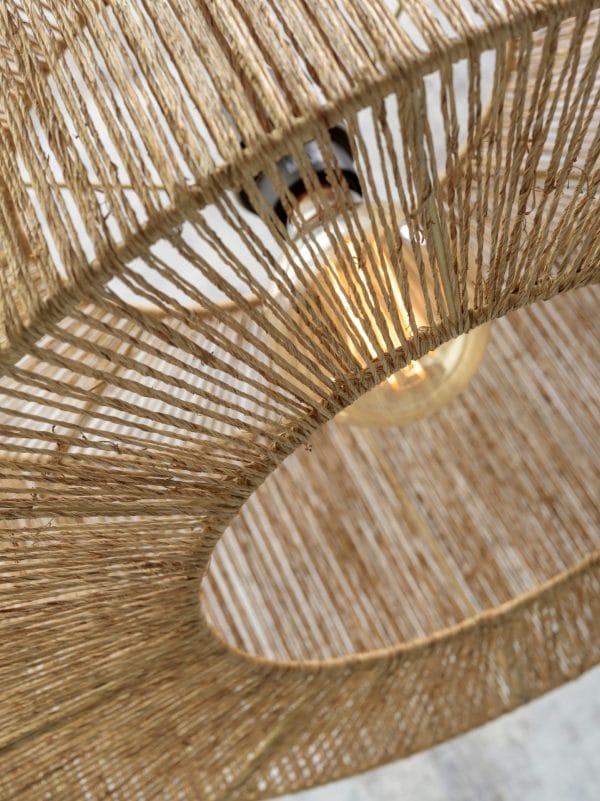 good & mojo  hanglamp iguazu - jute - naturel - ø 50 cm - Afbeelding 2
