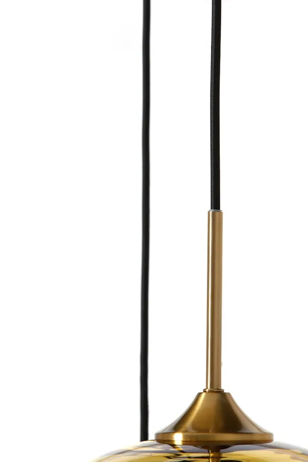 light & living hanglamp mayson - 3 lampen - goud - Afbeelding 3