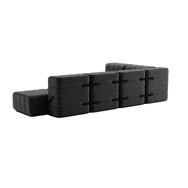 ambivalenz modulaire bank curt – 12 modules – donker grijs - Afbeelding 3