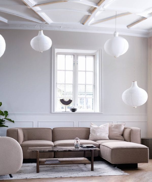 njordec utopia modulaire bank – element zonder arm – donker beige - Afbeelding 3