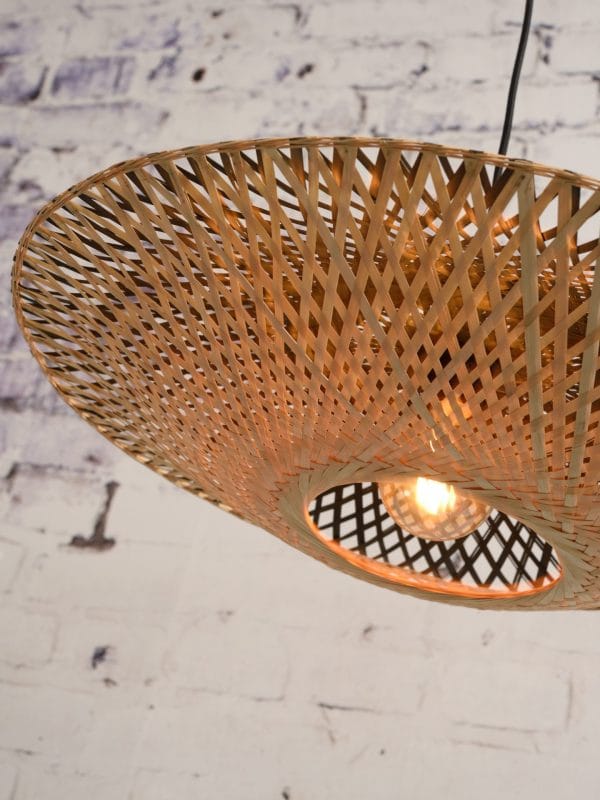 good & mojo hanglamp kalimantan - bamboe - ø 44 cm - Afbeelding 3