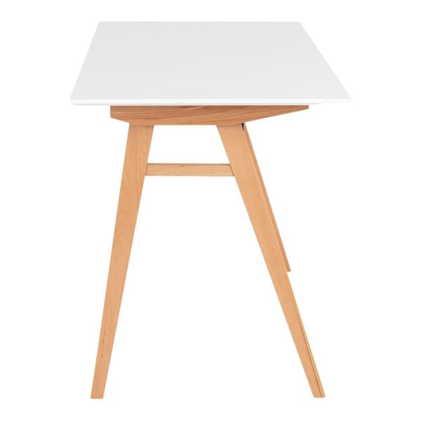 house nordic vojens bureau – wit & naturel – 120x60x75 cm - Afbeelding 4