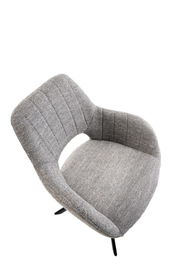 moods collection draaibare eetkamerstoel paris – licht grijs - Afbeelding 5