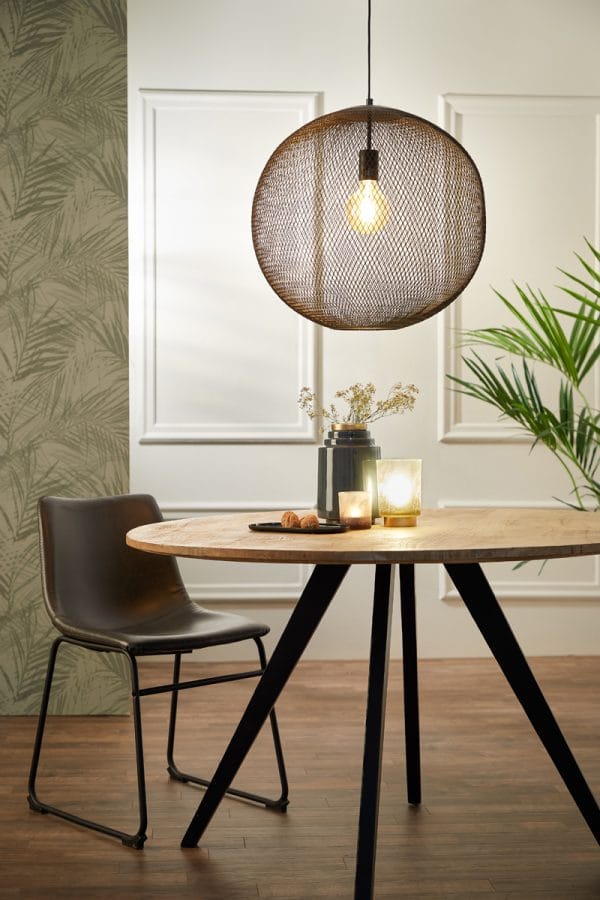 light & living hanglamp reilley - zwart - ø 50 cm - Afbeelding 6