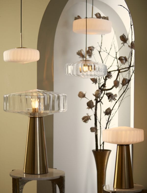 light & living hanglamp pleat - mat wit glas - ø 30 cm - Afbeelding 6