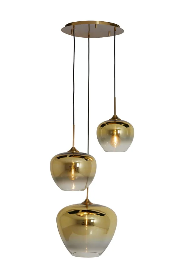 light & living hanglamp mayson - 3 lampen - goud - Afbeelding 8