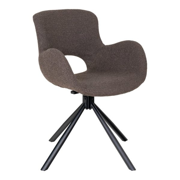 house nordic draaibare eetkamerstoel amorim - mushroom
