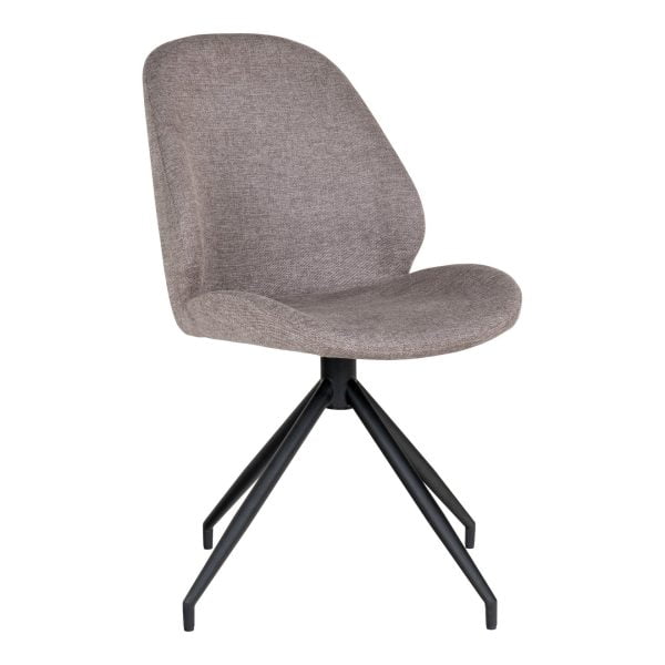 house nordic draaibare eetkamerstoel monte carlo - stone - grijs