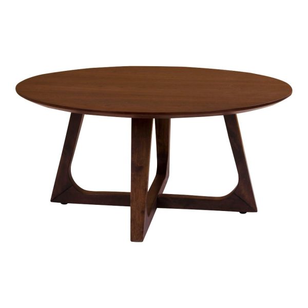 house nordic salontafel hellerup - walnoot - Ø75 cm