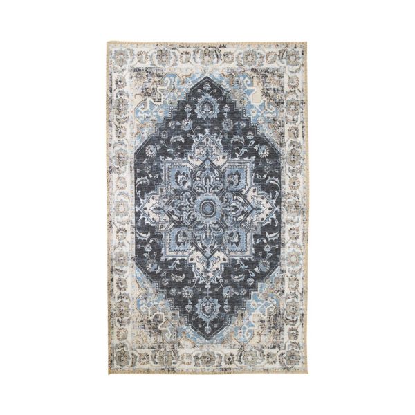 house nordic havana vloerkleed - blauw - 160x230 cm