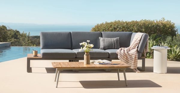 eurofar albufeira modulaire loungeset - antraciet - hoek lounge