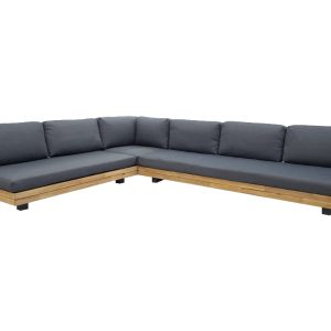 eurofar loungeset los angeles - hoekbank - antraciet