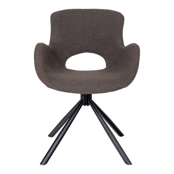 house nordic draaibare eetkamerstoel amorim - mushroom - Afbeelding 2