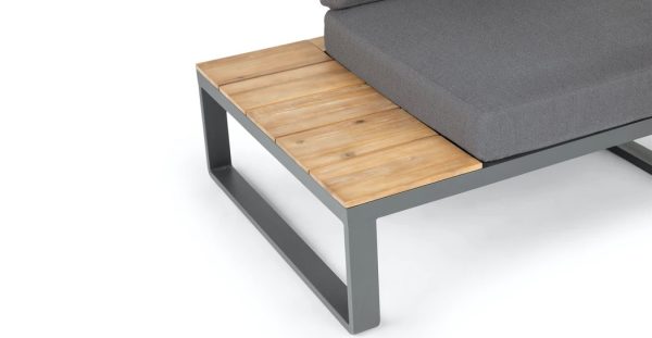 eurofar albufeira modulaire loungeset - antraciet - hoek lounge