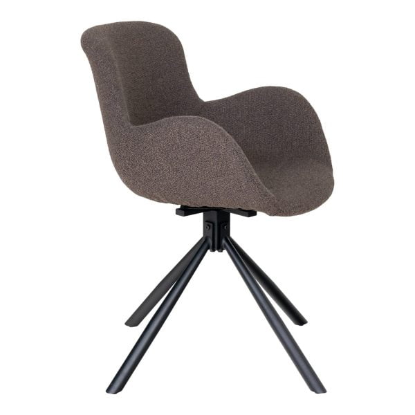 house nordic draaibare eetkamerstoel amorim - mushroom - Afbeelding 3