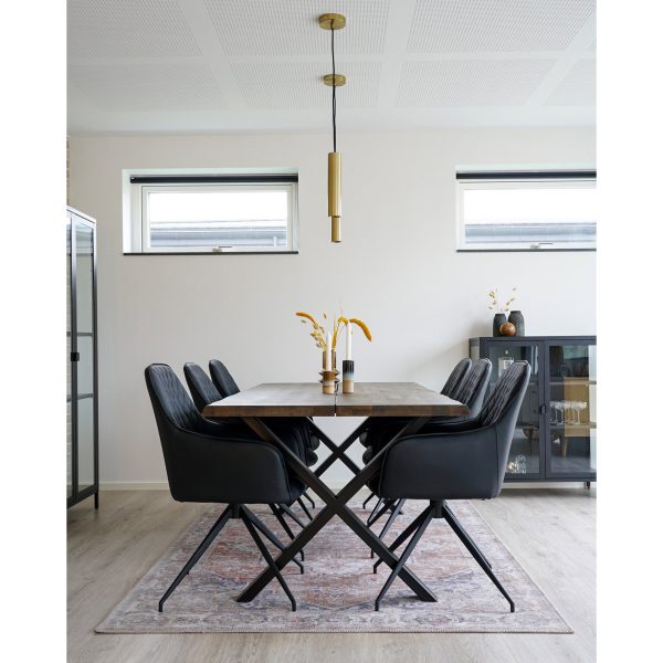 house nordic havana vloerkleed - oranje & blauw - 160x230 cm - Afbeelding 3