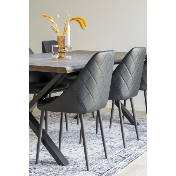 house nordic havana vloerkleed - zwart & wit - 160x230cm - Afbeelding 4