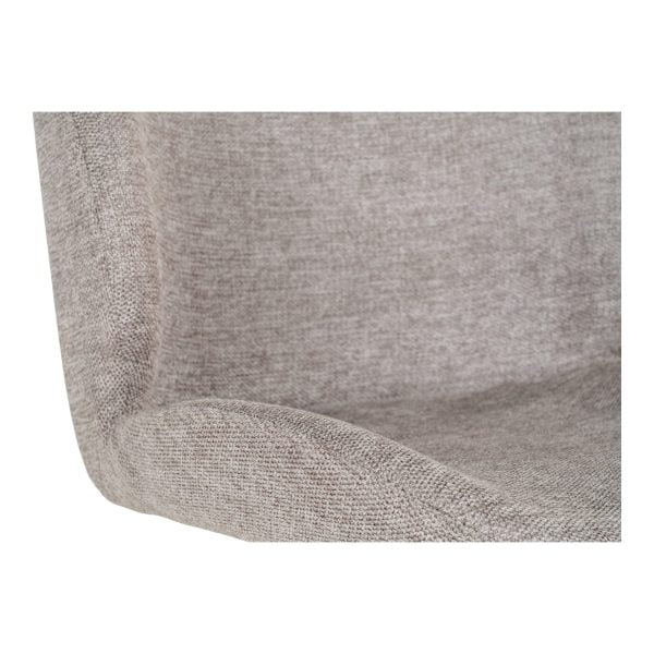 house nordic draaibare eetkamerstoel monte carlo - stone - grijs - Afbeelding 5
