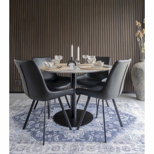 house nordic havana vloerkleed - blauw - 160x230 cm - Afbeelding 5
