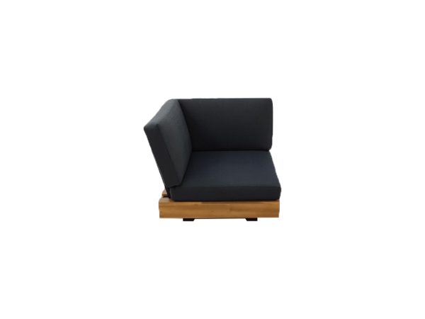 eurofar los angeles hoek lounge - zwart - Afbeelding 5