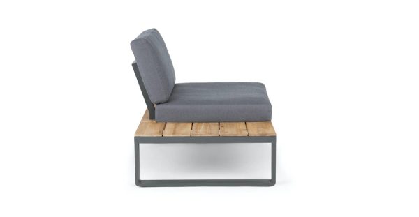 eurofar albufeira modulaire loungeset - antraciet - hoek lounge
