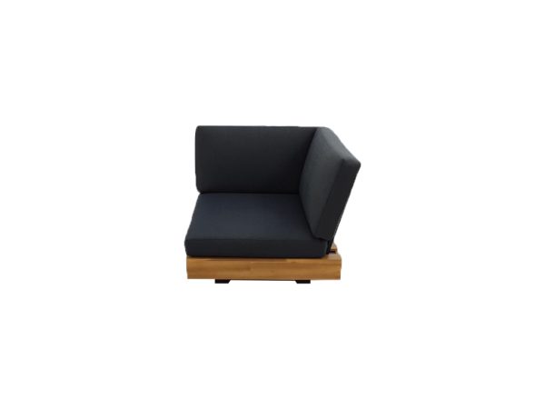 eurofar los angeles hoek lounge - zwart - Afbeelding 6