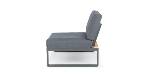 eurofar albufeira modulaire loungeset - antraciet - hoek lounge