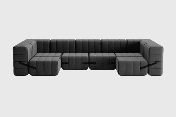 ambivalenz modulaire bank curt – 15 modules – donker grijs - Afbeelding 2