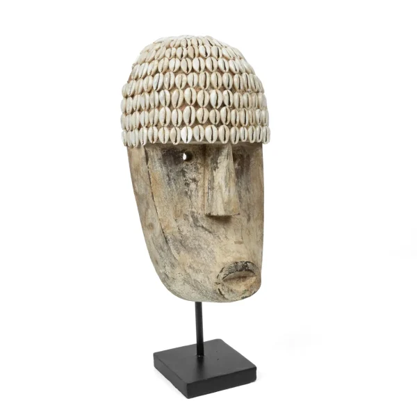 Het Cowrie Masker on Stand - Medium - Afbeelding 5