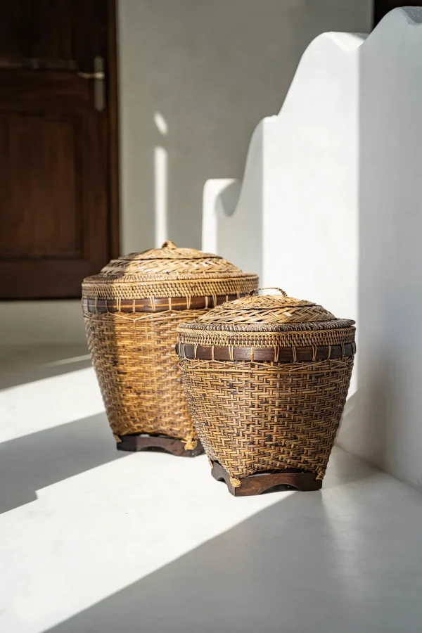 bazar bizar de colonial opbergmand - l - Afbeelding 3