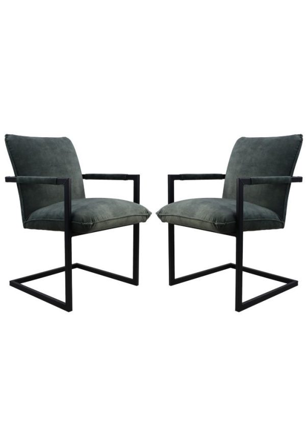 hsm collection eetkamerstoel boston hunter | set van 2